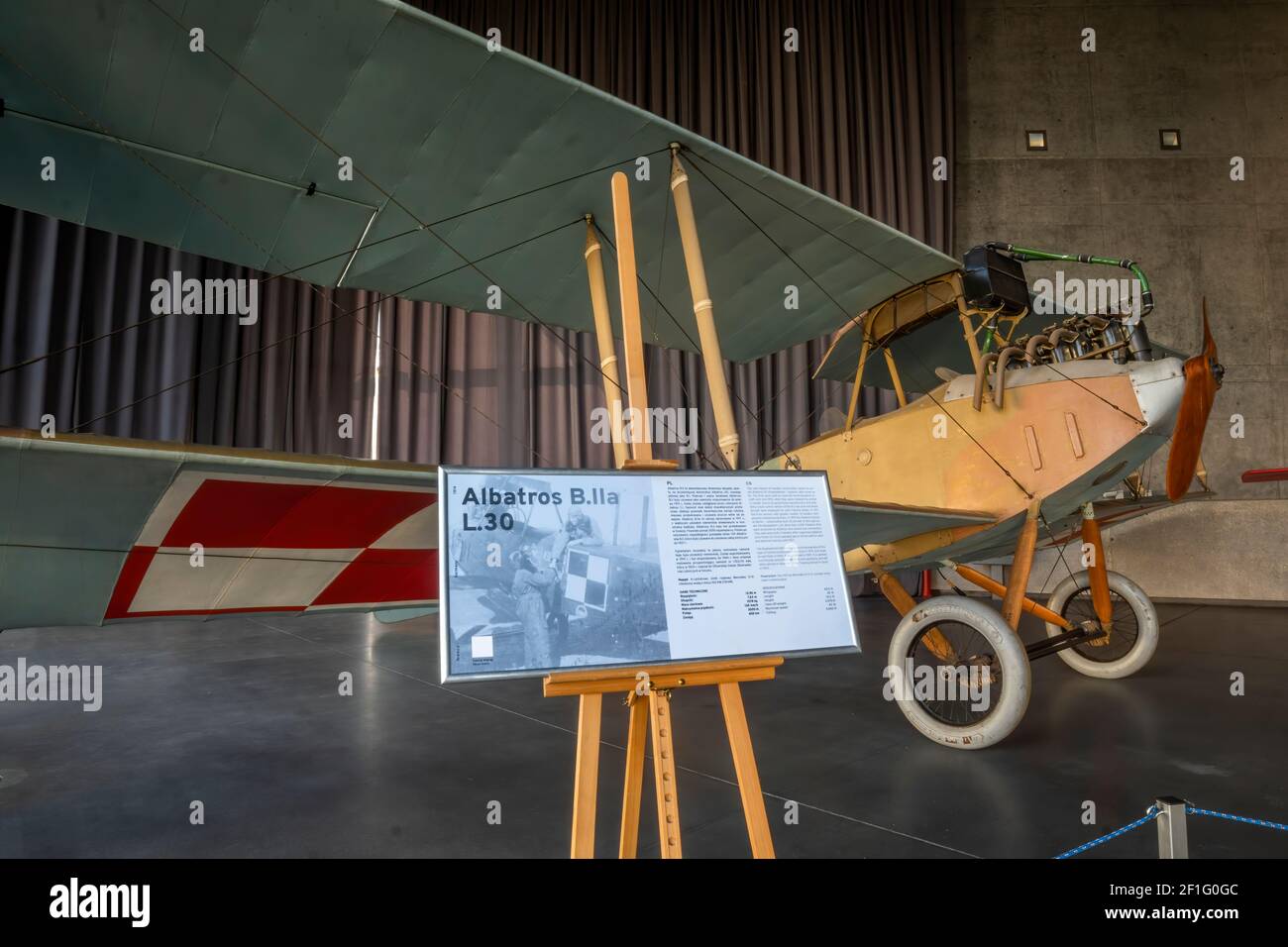 Albatros B IIa (L,30) - Polnisches Luftfahrtmuseum, Krakau, Polen, Europa Stockfoto