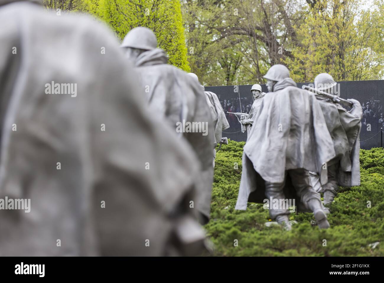 Korean War Memorial Stockfoto