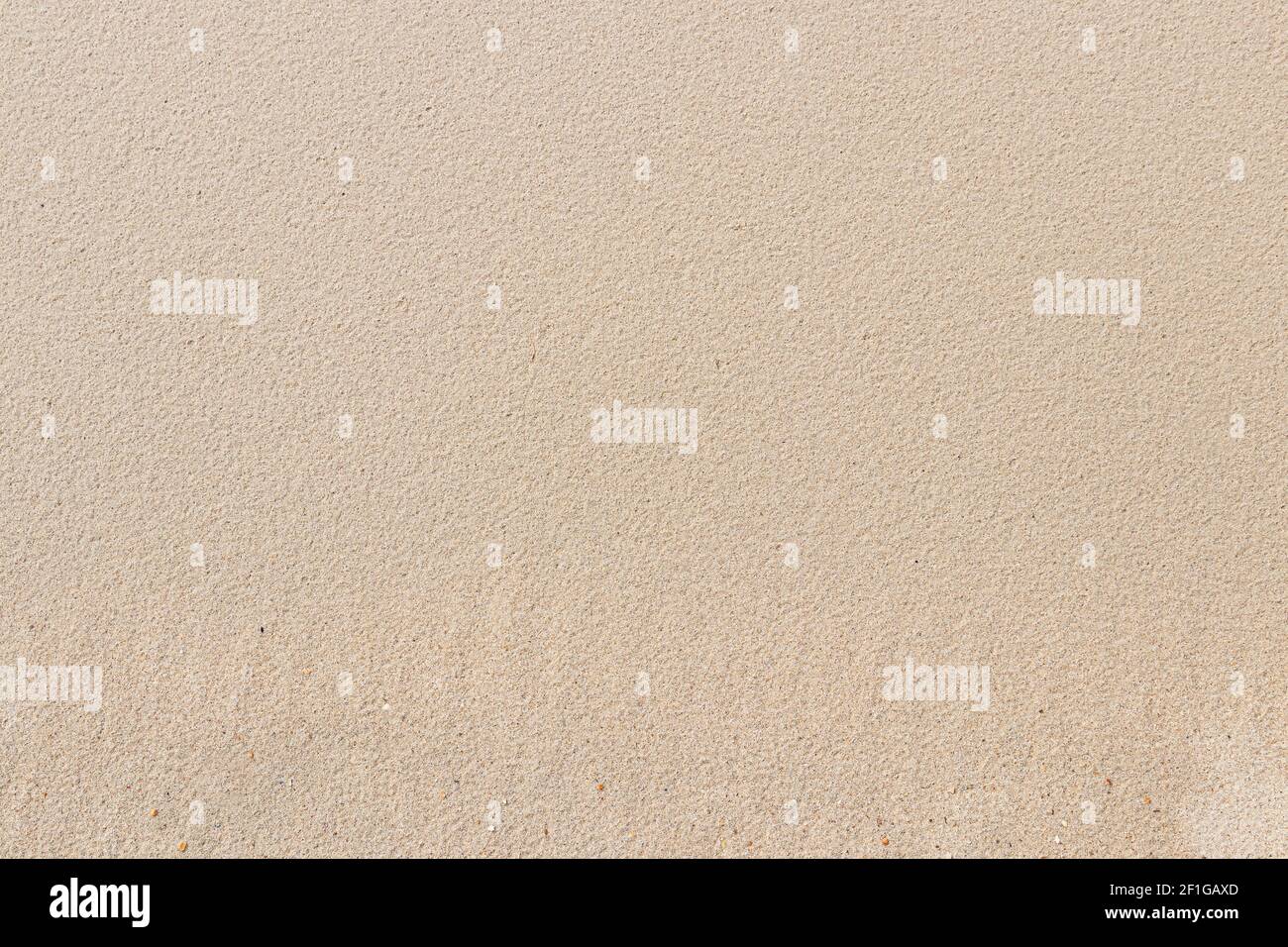 Draufsicht auf Sand Textur. Sandstrand im Hintergrund. Stockfoto