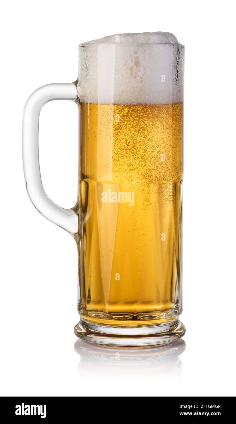 Glas Bier Stockfoto