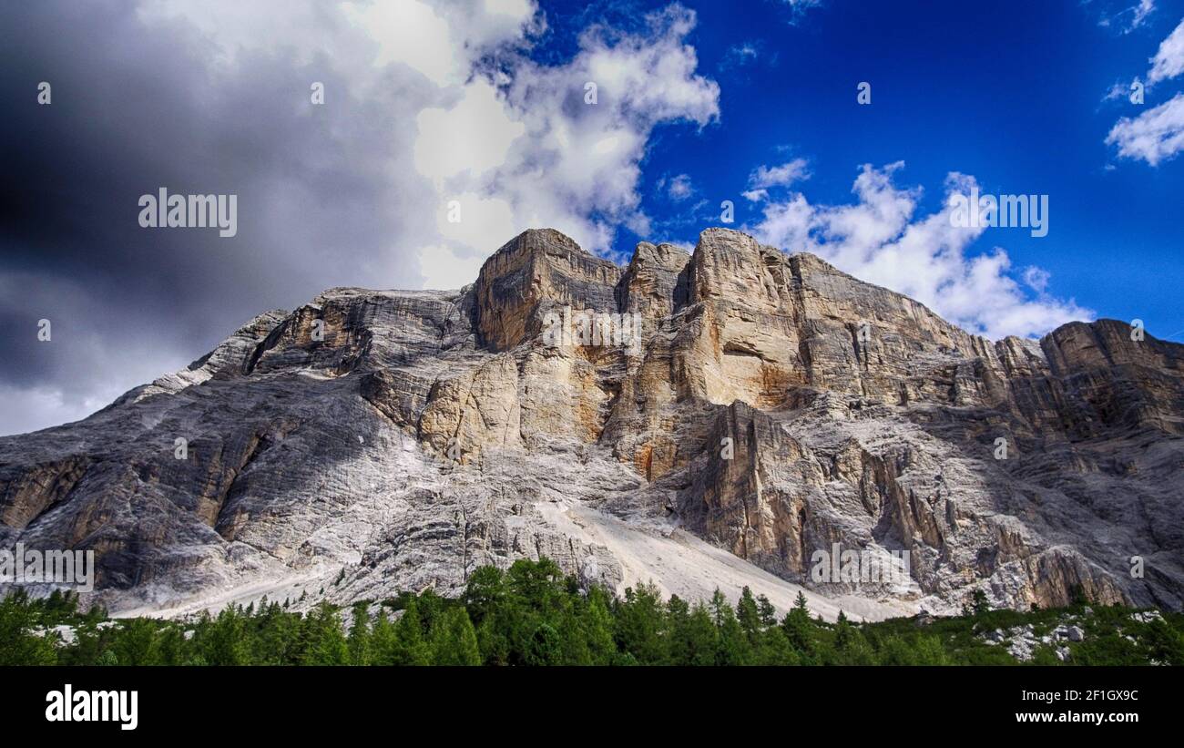 Sasso Santa Croce in Alta Badia, Alpen Italien Stockfoto