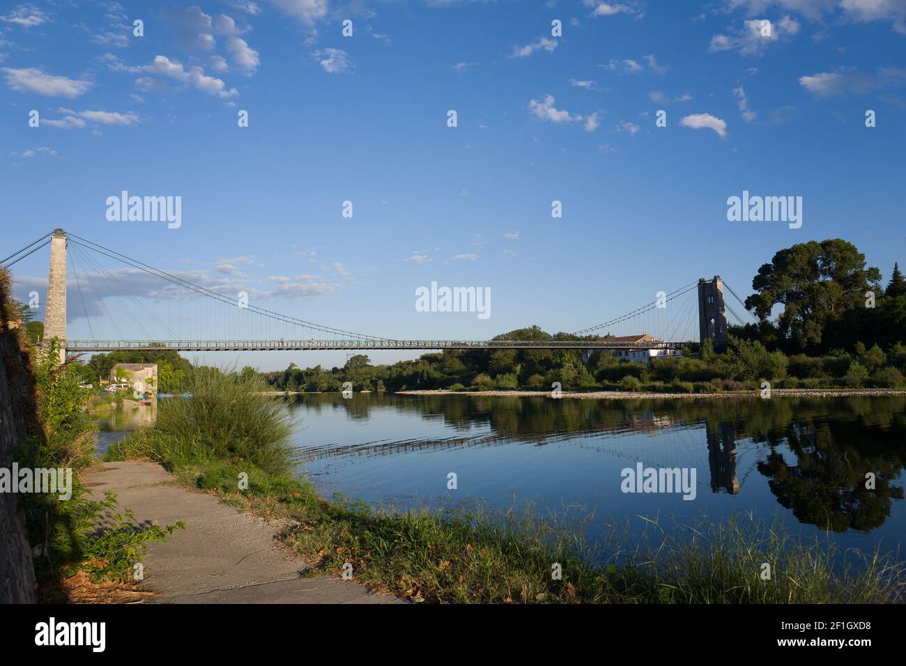 Saint-Martin-d'Ardèche - Reisen Sie durch Frankreich - Cote d'Azur - Provence Stockfoto