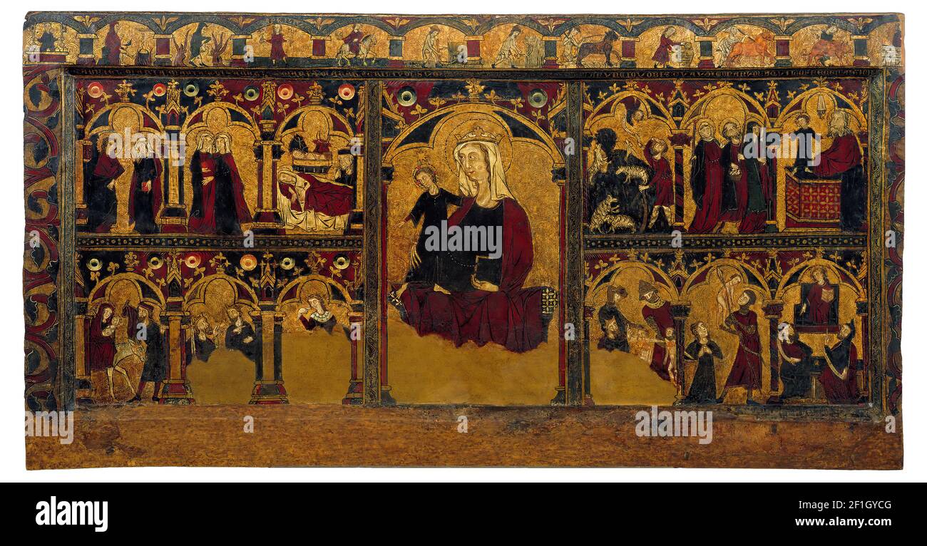 Anonym - Altar frontal von Jesus Kindheit Stockfoto