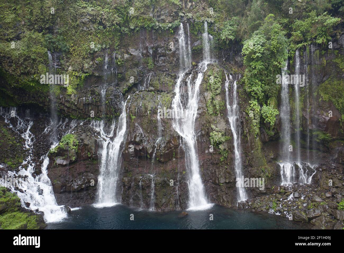 Cascades - Reisen auf La Réunion Island Stockfoto