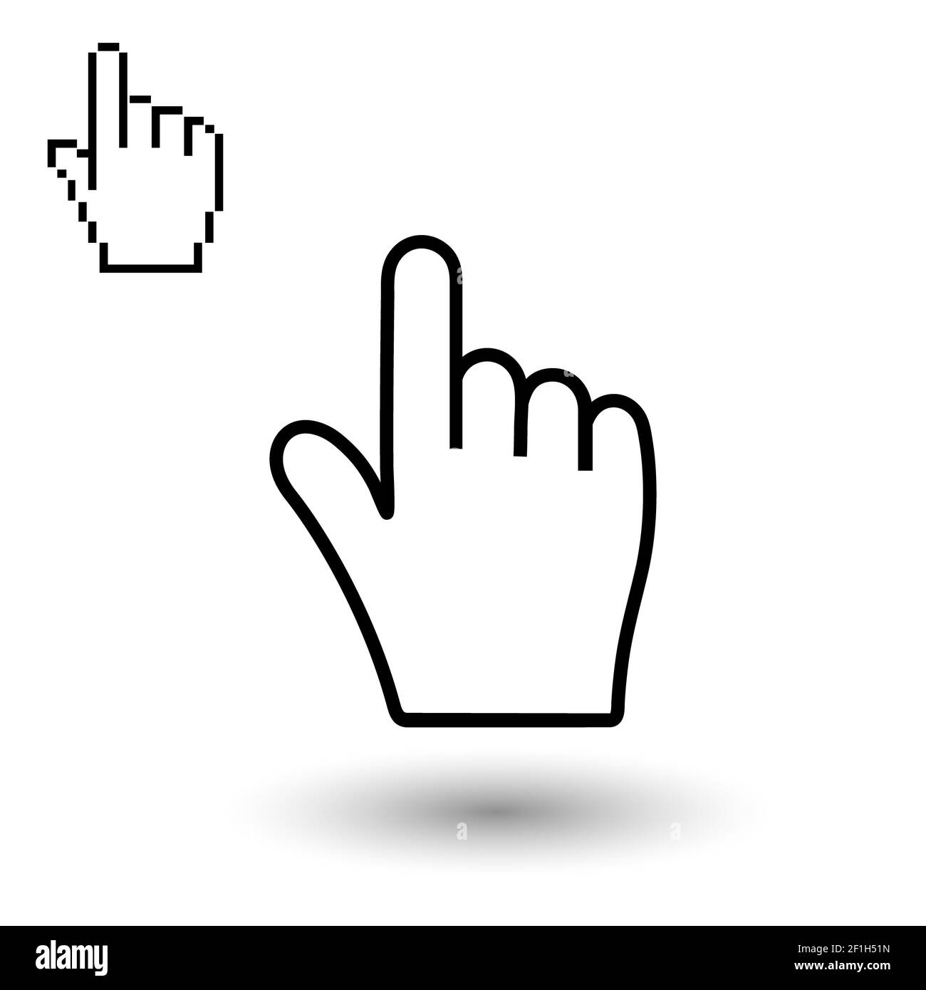 Hand-Vektor Stockfoto