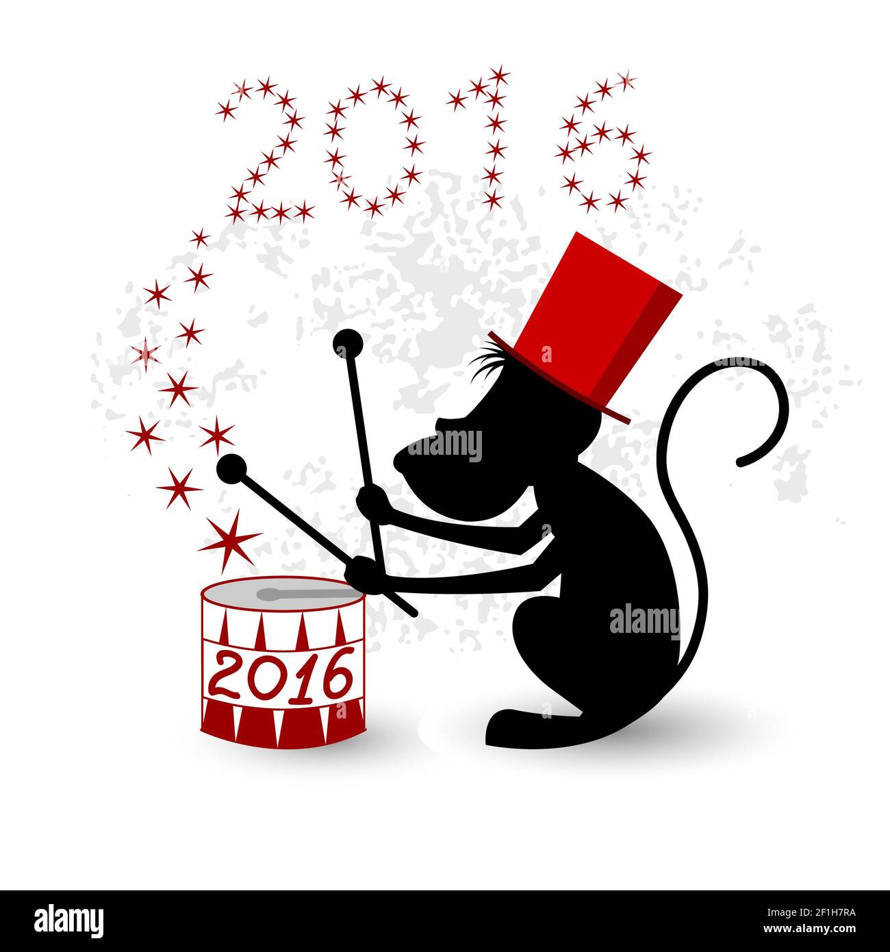 Affe, Sternzeichen 2016. Stockfoto