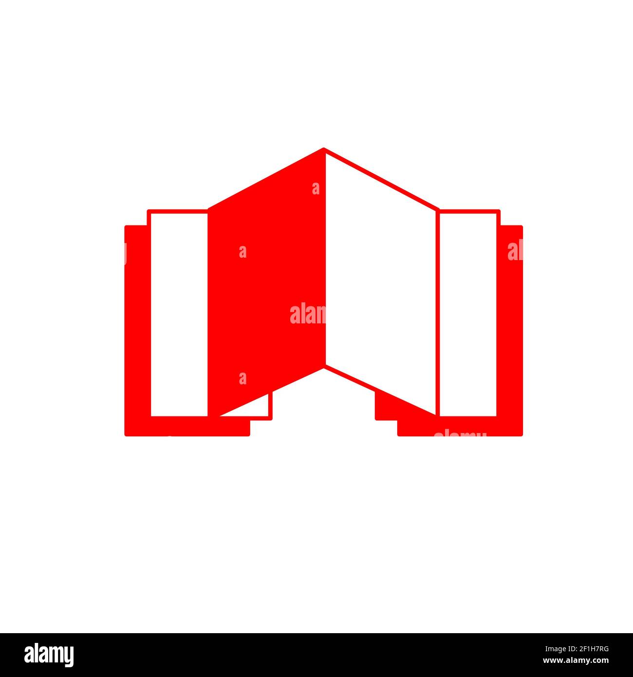 Icon Design-Element mit Visitenkarte Vorlage Stockfoto