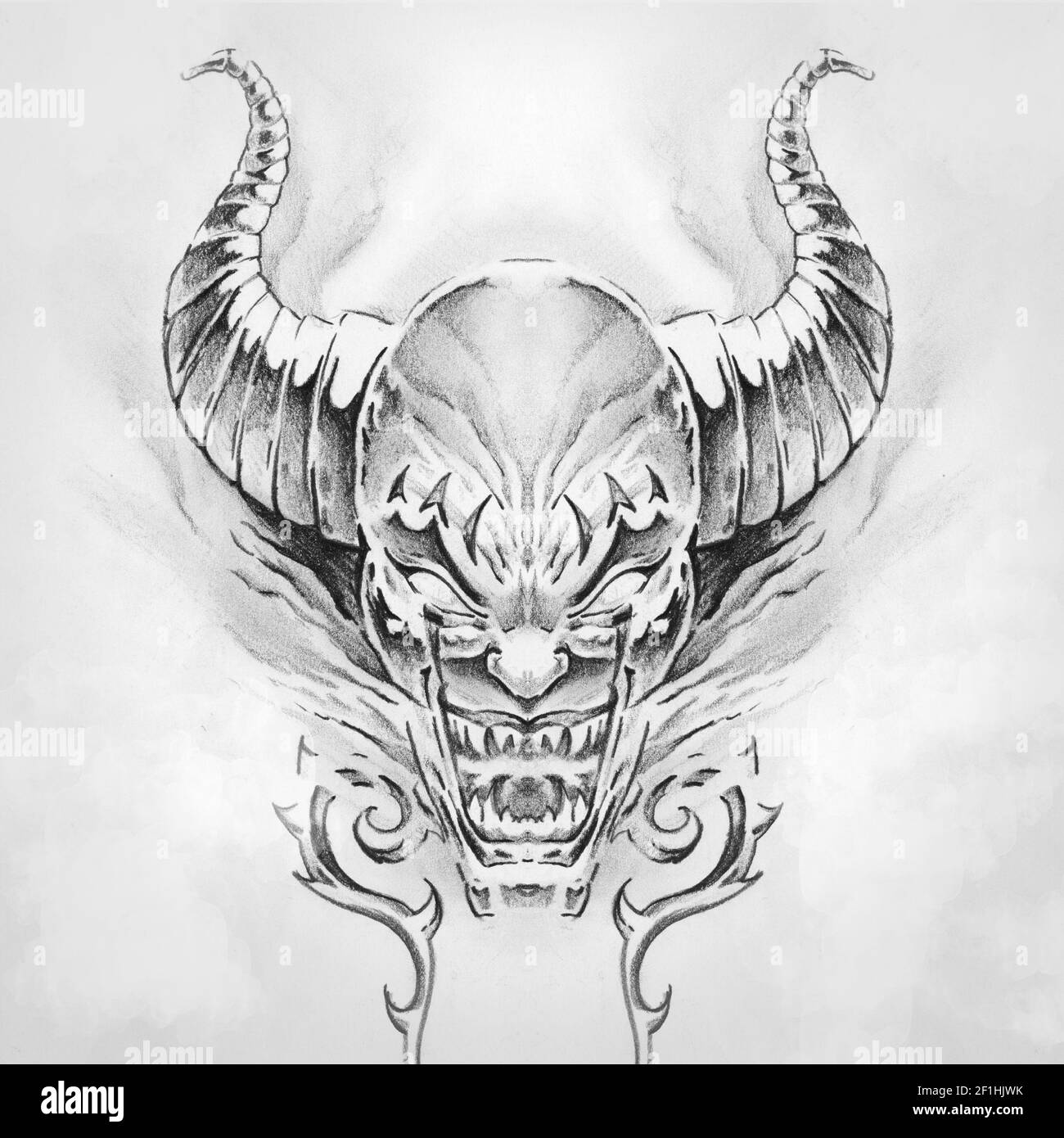 Devil Drawing Stockfotos Und Bilder Kaufen Seite 2 Alamy
