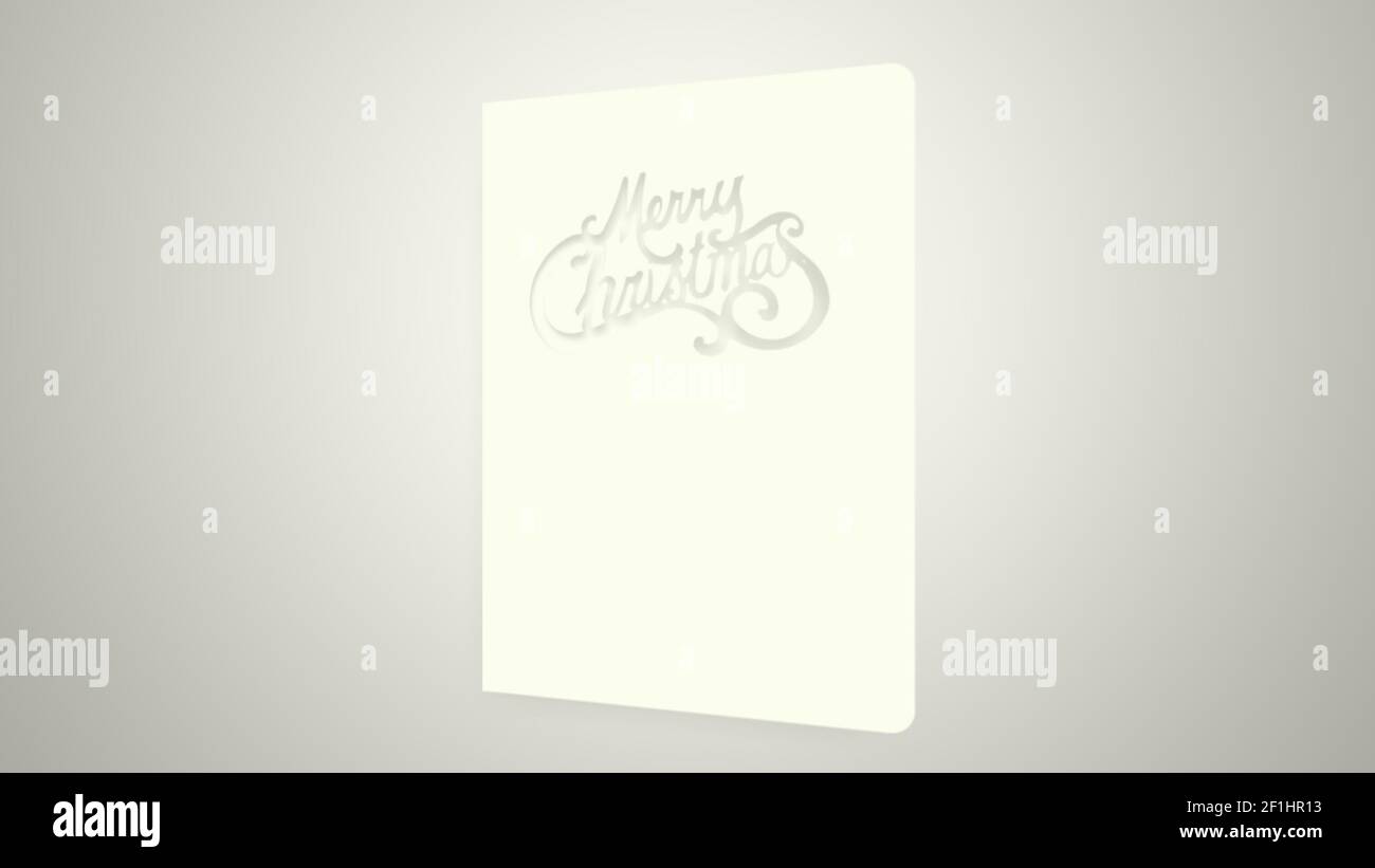 Weihnachten Karte ideal für die Weihnachtszeit, mit Platz zum Schreiben Stockfoto