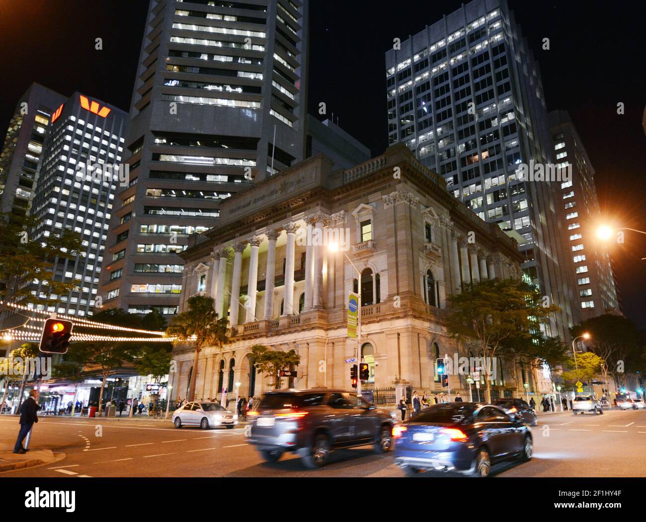 Das Gebäude der National Australia Bank in Brisbane, Australien. Stockfoto