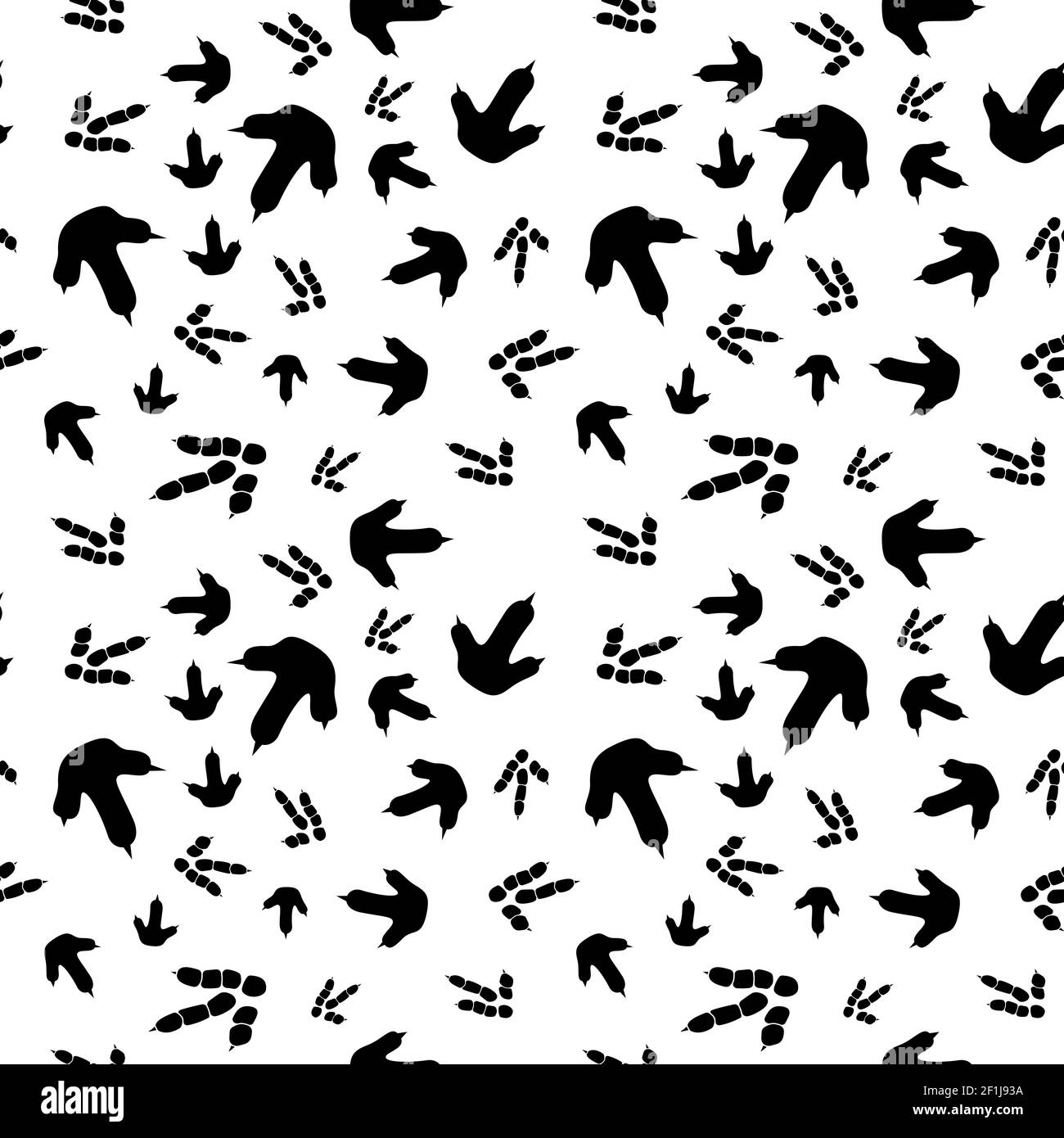 Dinosaurier Fußabdruck Spuren. Minimalistisches Nahtmuster. Hintergrund mit Pfote, Klaue Raubtier. Dinosaurier Fußabdruck Illustration perfekt für Textil, Wrap und Tapete und Design Stock Vektor Dinosaurier Fußabdruck Spuren. Minimalistisches Nahtmuster. Hintergrund mit Pfote, Klaue Raubtier. Dinosaurier Fußabdruck Illustration perfekt für Textil, Wrap und Tapete und Design Stock Vektor