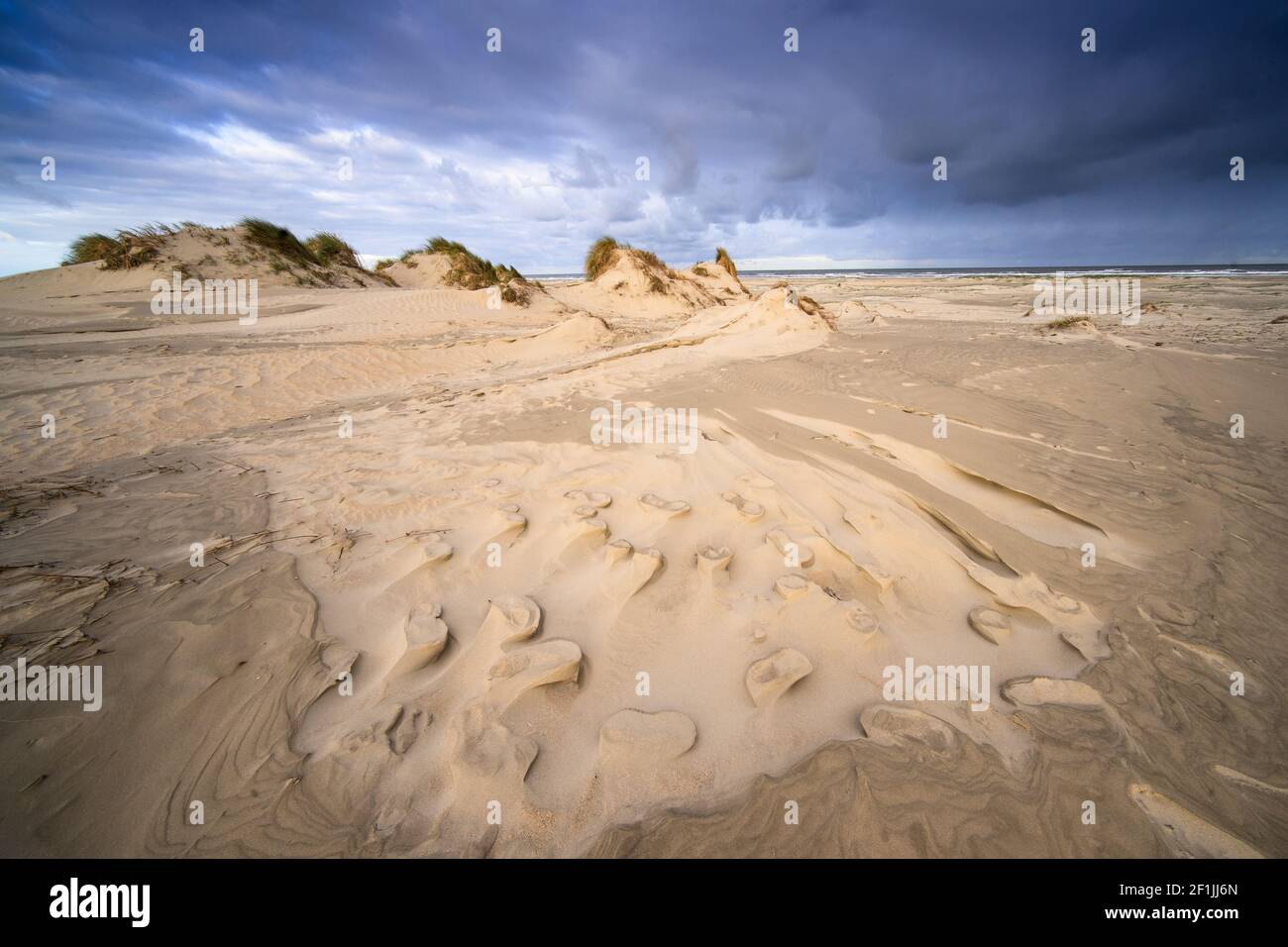 Romo oder Roem, die südlichste dänische Wattenmeerinsel Stockfoto
