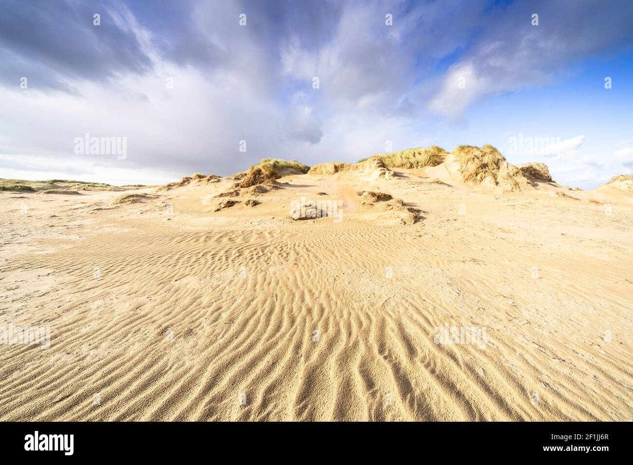 Romo oder Roem, die südlichste dänische Wattenmeerinsel Stockfoto