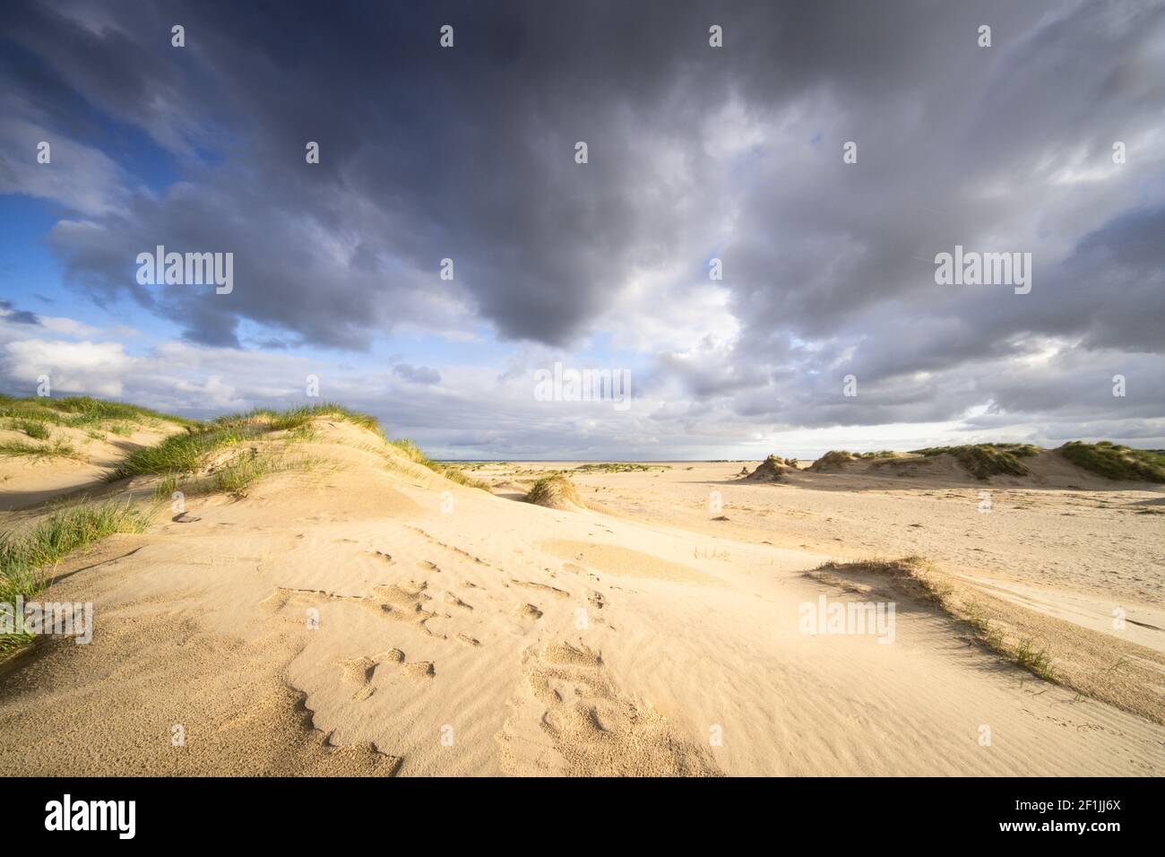 Romo oder Roem, die südlichste dänische Wattenmeerinsel Stockfoto