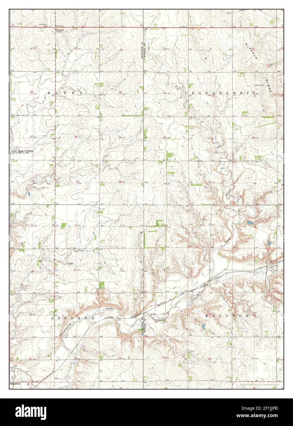Karte von edgerton Fotos und Bildmaterial in hoher Auflösung Alamy