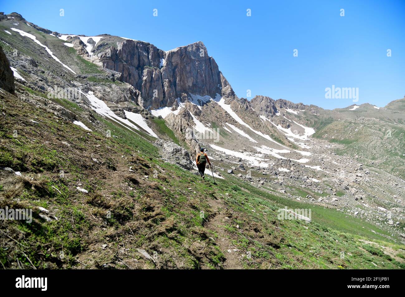 Wandern in Hasari Sakran Mountain Stockfoto