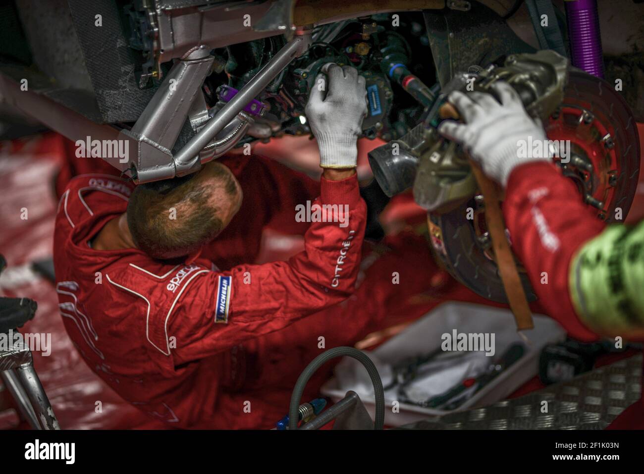 WRC CITROEN TOTAL WRT, Team, Aktion während der 2019 WRC World Rally Car Championship, Rallye Deutschland vom 22. Bis 25th. August, am Bostalsee - Foto Antonio Silva / DPPI Stockfoto