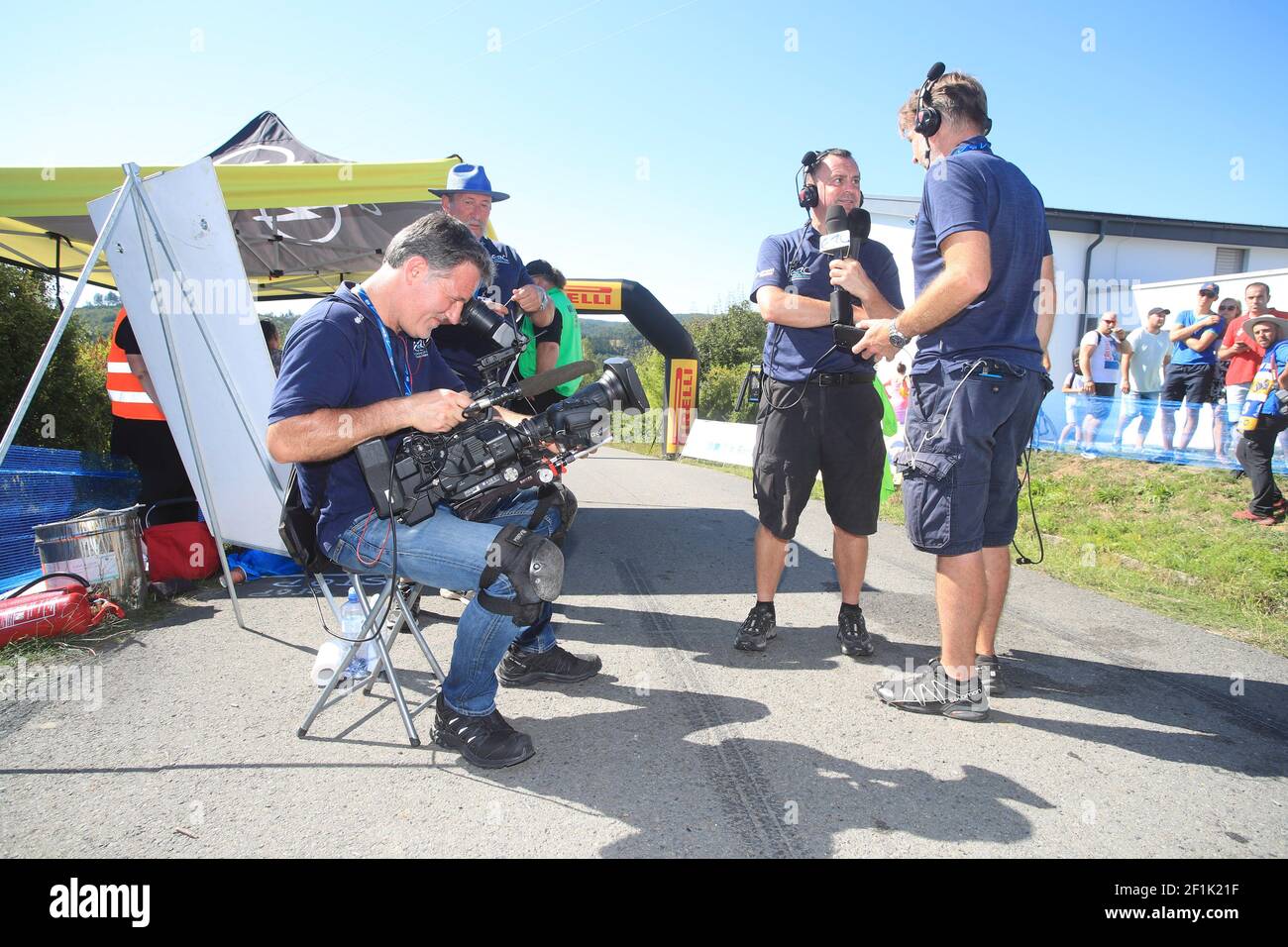 ERC, während der European Rally Championship 2019 ERC Barum Rallye, vom 16. Bis 18. August, in Zlin, Tschechische Republik - Foto Gregory Lenormand / DPPI Stockfoto