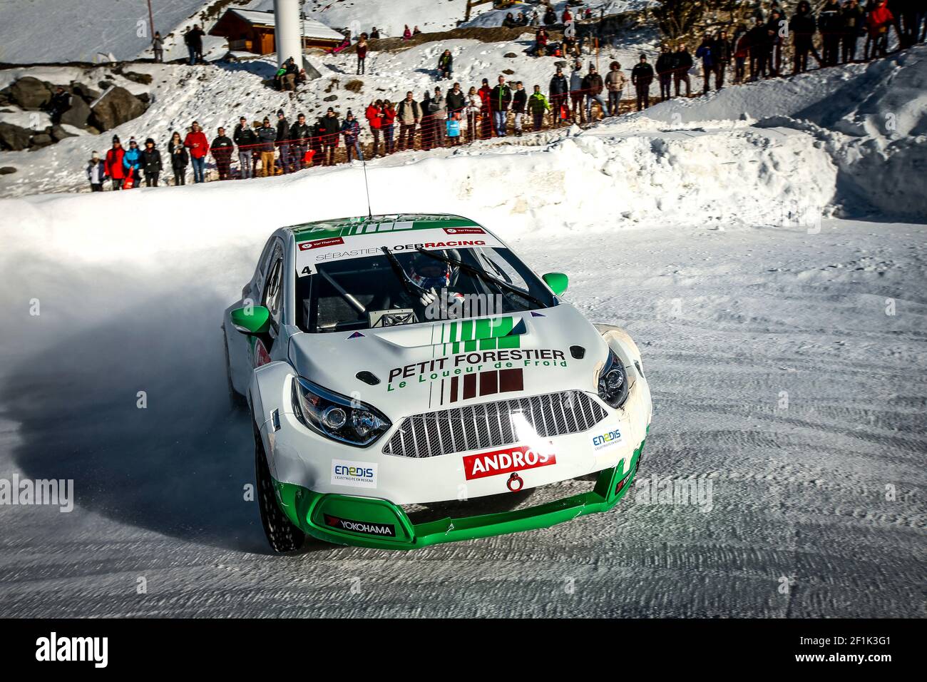 04 PANIS Olivier, (FRA), SEBASTIEN LOEB RACING, Petit Forestier AS01, ELITE pro, Aktion während der Trophée Andros 2019 - 2020 vom 7th. Bis 8th. dezember 2019 in Val Thorens Frankreich - Foto Paulo Maria / DPPI Stockfoto