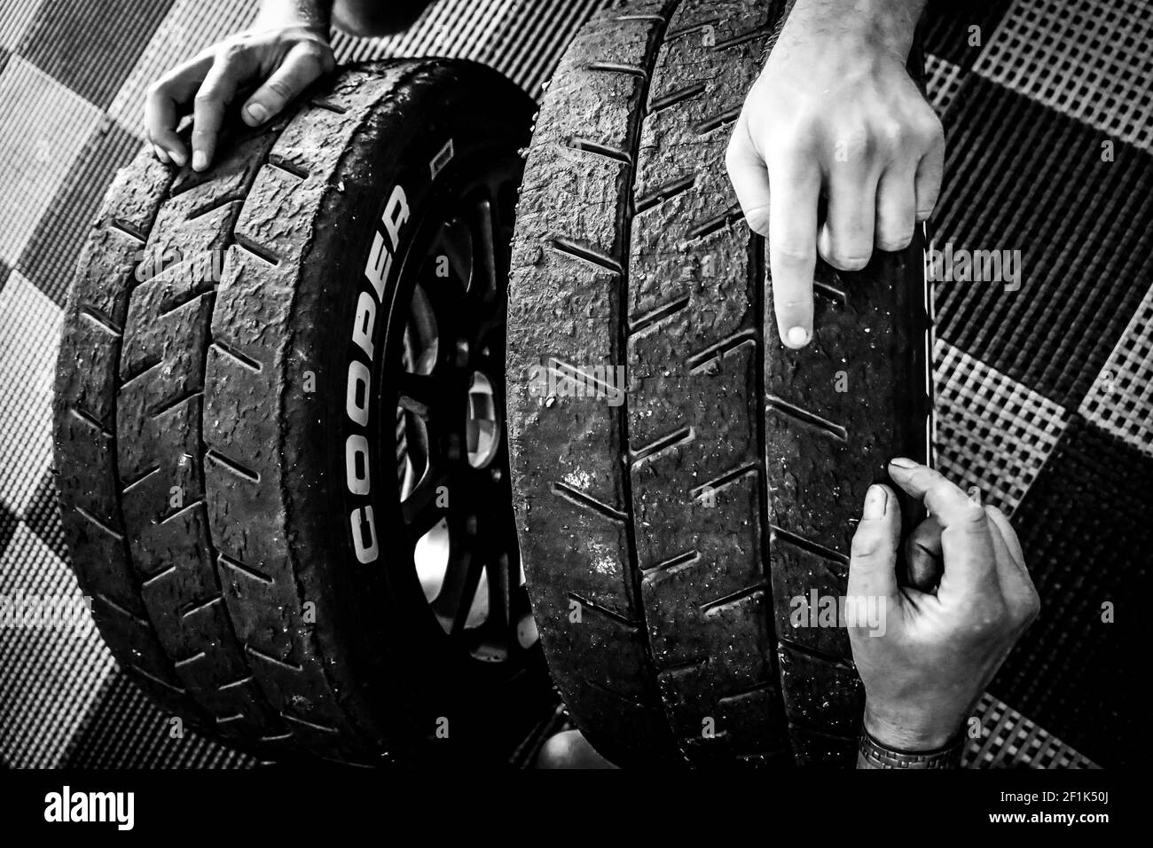 Team Hansen MJP (SWE), Peugeot 208, Portrait, während der 2019 FIA WORLD RX VON ABU DHABI vom 5. Bis 6. april - Foto Paulo Maria / DPPI Stockfoto