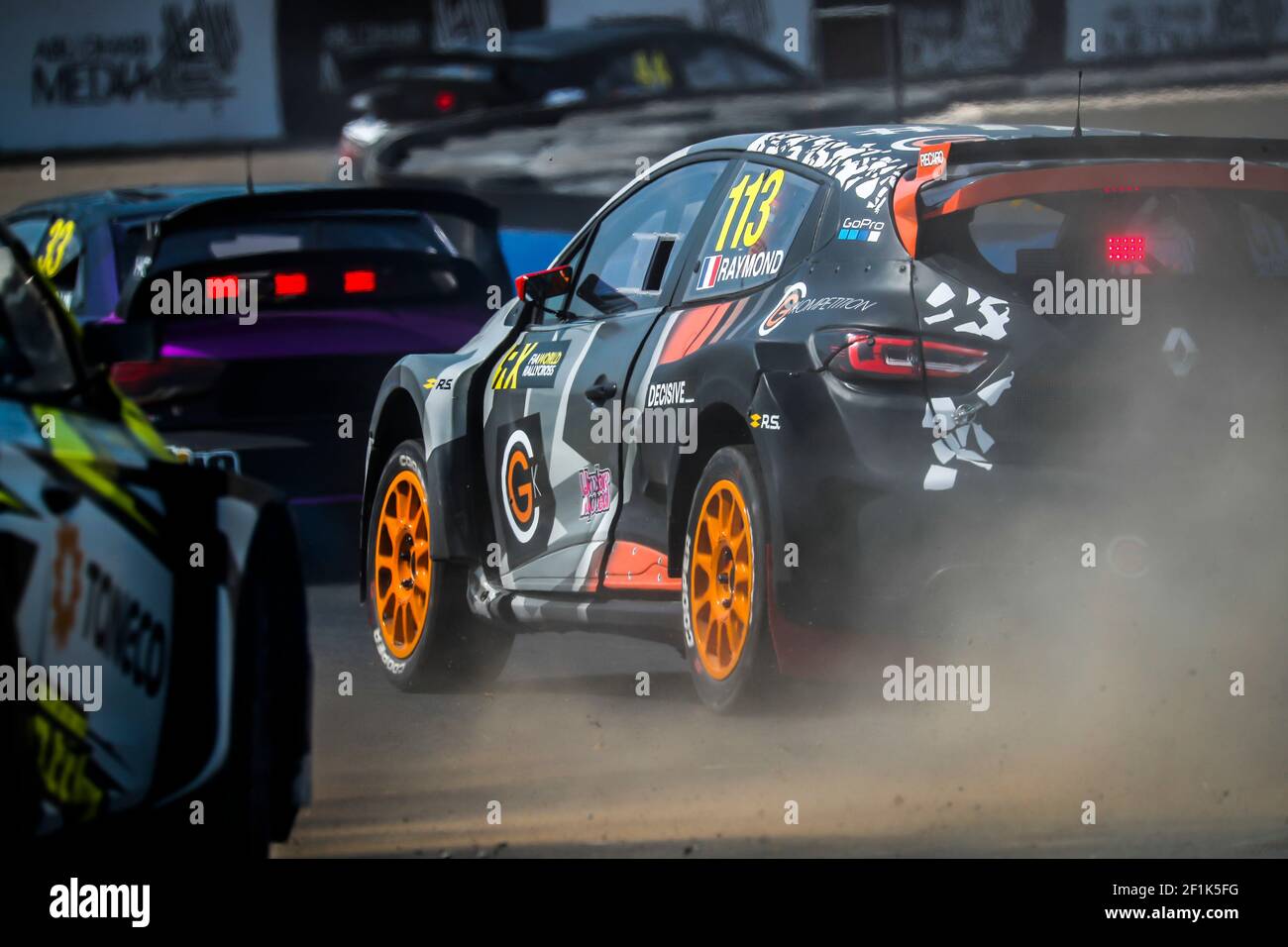 113 RAYMOND Cyril (FRA), GCK Academy (FRA), Renault Clio RS, Aktion, während der 2019 FIA WORLD RX VON ABU DHABI vom 5. Bis 6. april - Foto Paulo Maria / DPPI Stockfoto