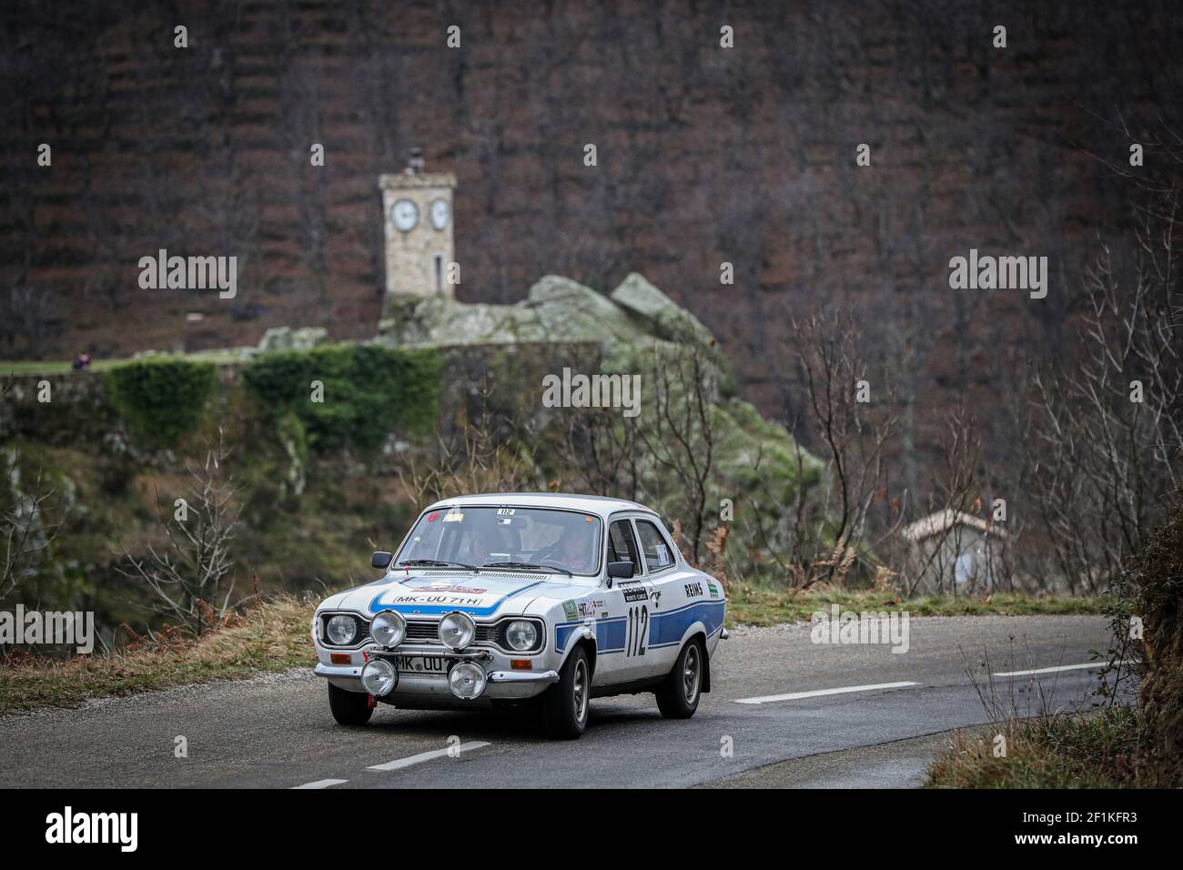 112 EDELHOFF Steffi (DEU), BINDER Birgit (DEU), FORD ESCORT RS2000 MkI, 1973, HRRT DEUTSCHLAND, Aktion während der Rallye Monte Carlo Historique 2020 von januar 30 bis februar 4 1 in Monaco - Foto Alexandre Guillaumot / DPPI Stockfoto