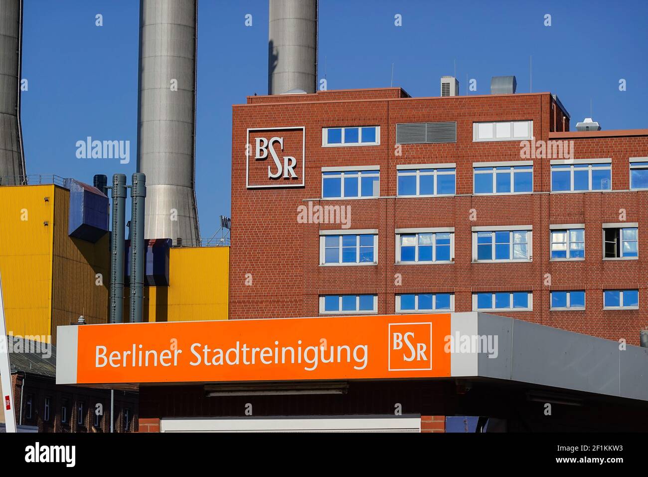 BSR Betriebshof, Forckenbeckstraße, Wilmersdorf, Berlin, Deutschland Stockfoto