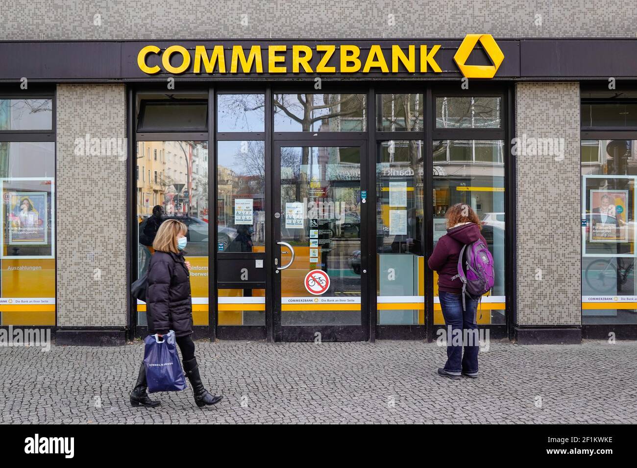 Commerzbank Filiale, Schloßstraße, Steglitz, Berlin, Deutschland Stockfoto