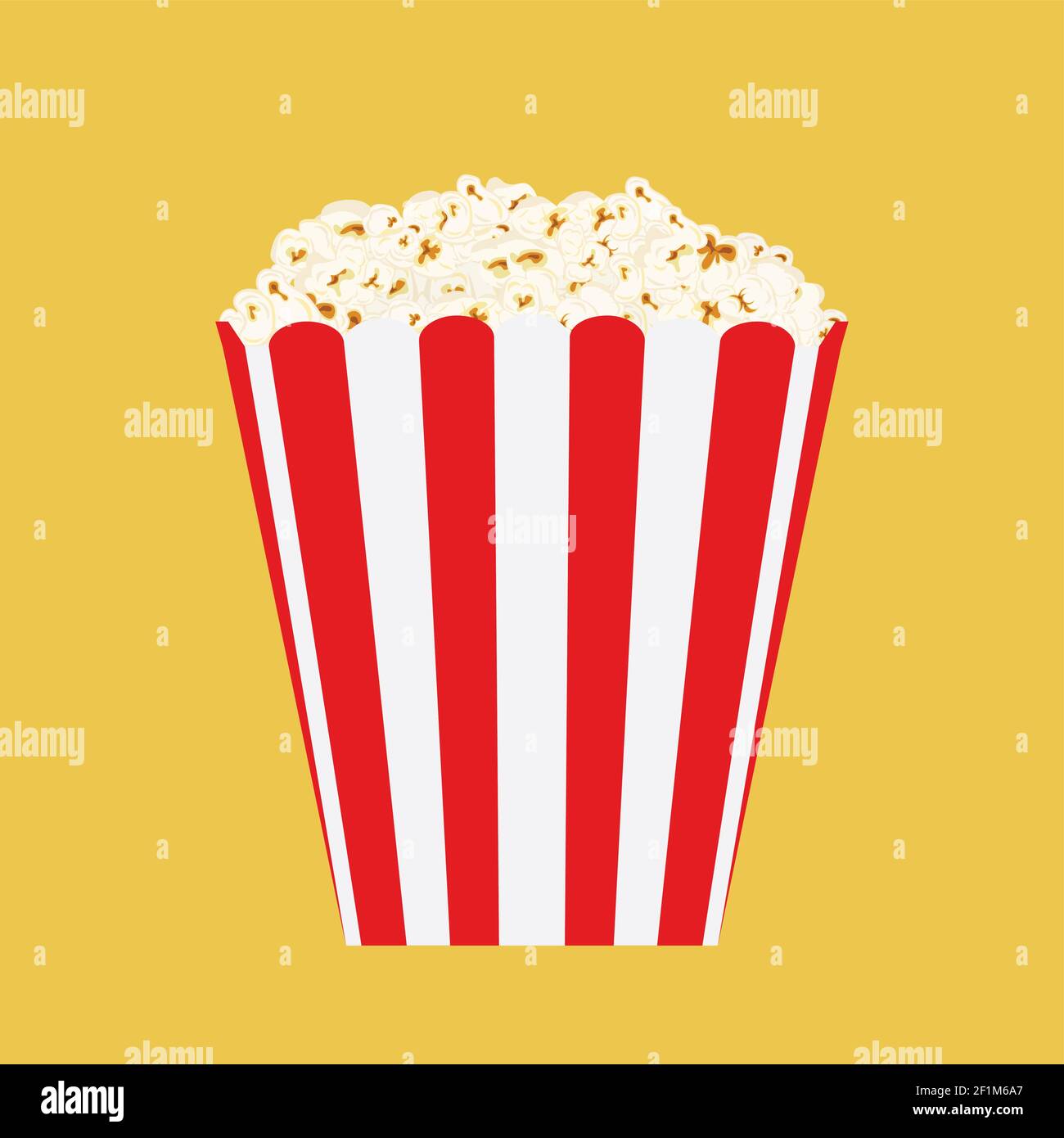 Tüte Popcorn Stock Vektor