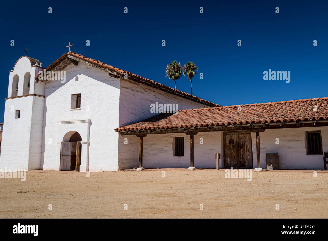 El Presidio de Santa Barbara State Historic Park, Kalifornien Stockfoto
