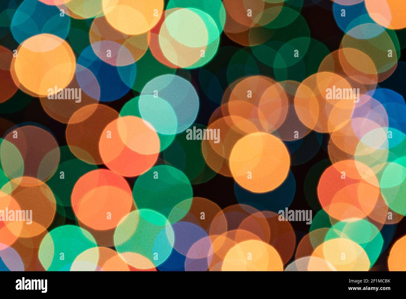 Zusammenfassung Hintergrund der Weihnachtslichter Stockfoto