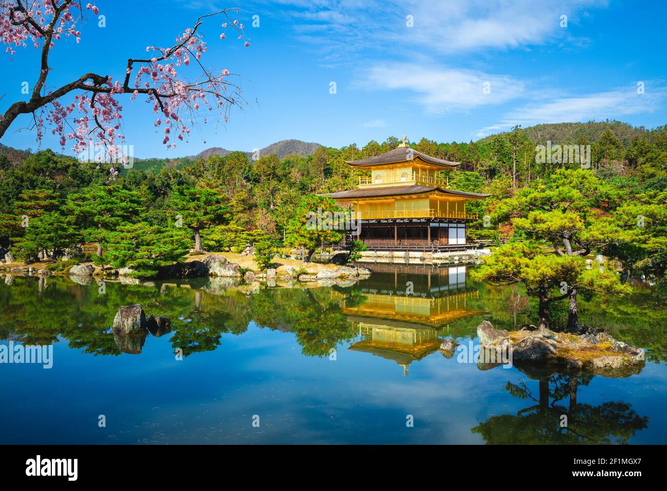 kinkakuji in Rokuonji, alias Goldener Pavillon in kyoto, japan Stockfoto