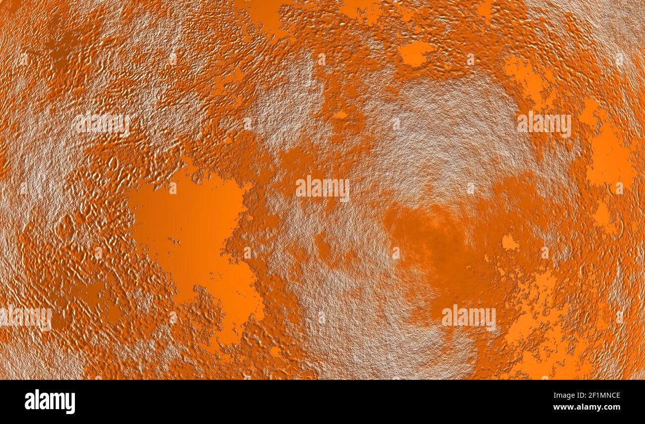 Digital gerenderte hohe Auflösung des Planeten mars. Stockfoto