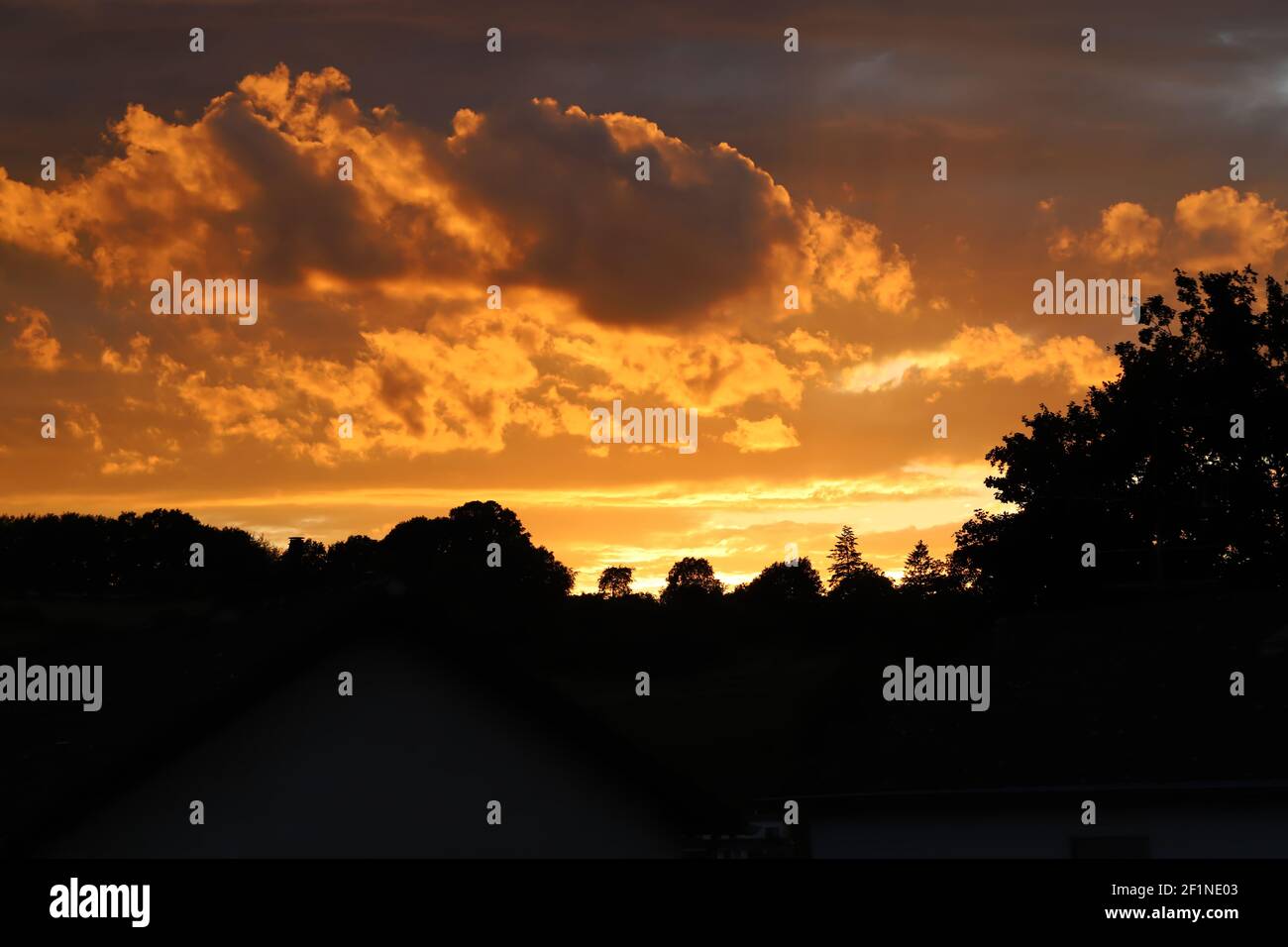 Einen malerischen Sonnenuntergang Stockfoto