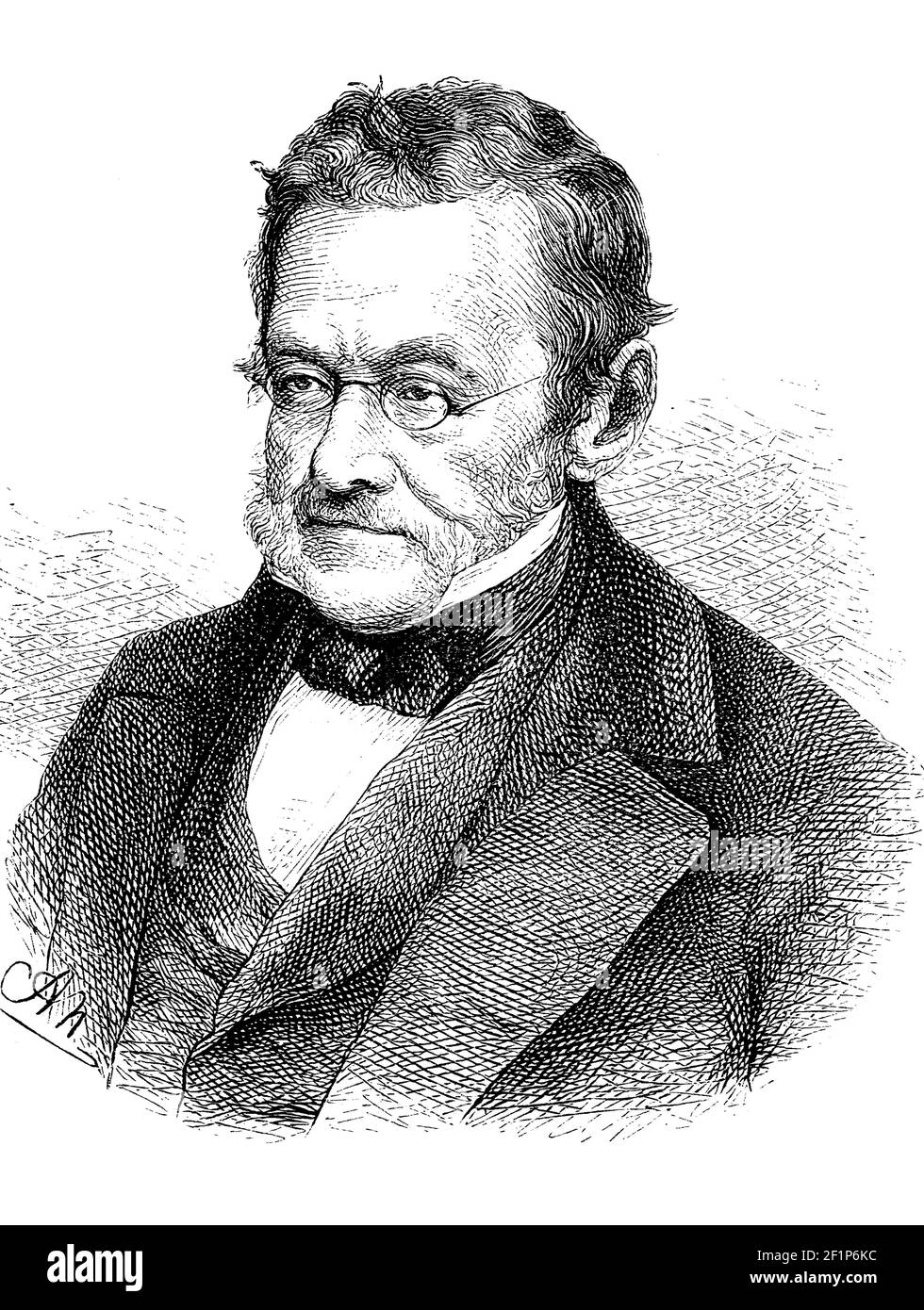 Charles Sealsfield, richtiger Name Carl Anton Postl, 3. März 1793 - 26. Mai 1864, war ein österreichisch-amerikanischer Schriftsteller / Charles Sealsfield, eigentlich Carl Anton Postl, 3. März 1793 - 26. Mai 1864, war ein österreichisch-amerikanischer Schriftsteller, Historisch, historisch, digital verbesserte Reproduktion eines Originals aus dem 19th. Jahrhundert / digitale Produktion einer Originalvorlage aus dem 19. Jahrhundert, Stockfoto