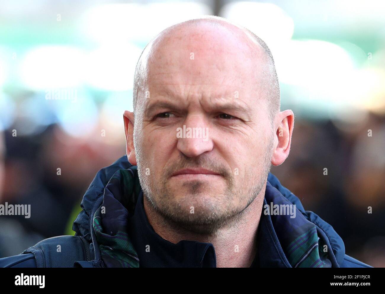 Datei Foto vom 08-03-2020 von Schottland Cheftrainer Gregor Townsend. Ausgabedatum: Dienstag, 9. März 2021. Stockfoto