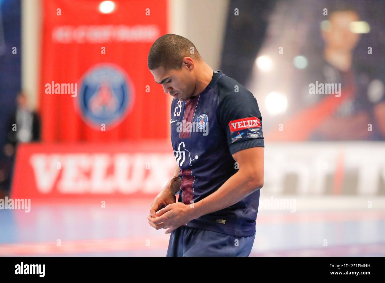 Daniel Narcisse (PSG Hanball) während der EHF Champions League, Gruppe A, Handballspiel zwischen Paris Saint-Germain Handball gegen Bjerringbro-Silkeborg, am 11st. Januar 2017, im Pierre de Coubertin Stadion in Paris, Frankreich - Foto Stéphane Allaman / DPPI Stockfoto