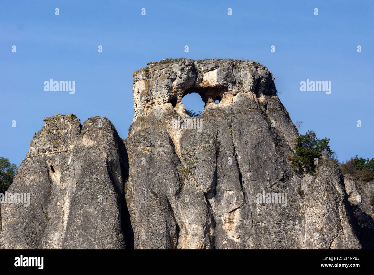 Provartenika Gesteinsphänomen im Norden Bulgariens Stockfoto