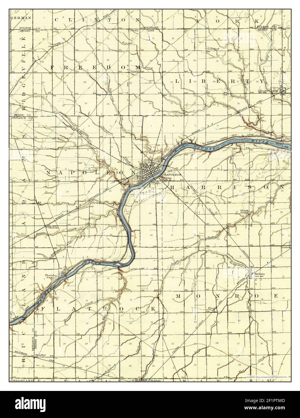 Napoleon ohio karte Fotos und Bildmaterial in hoher Auflösung Alamy