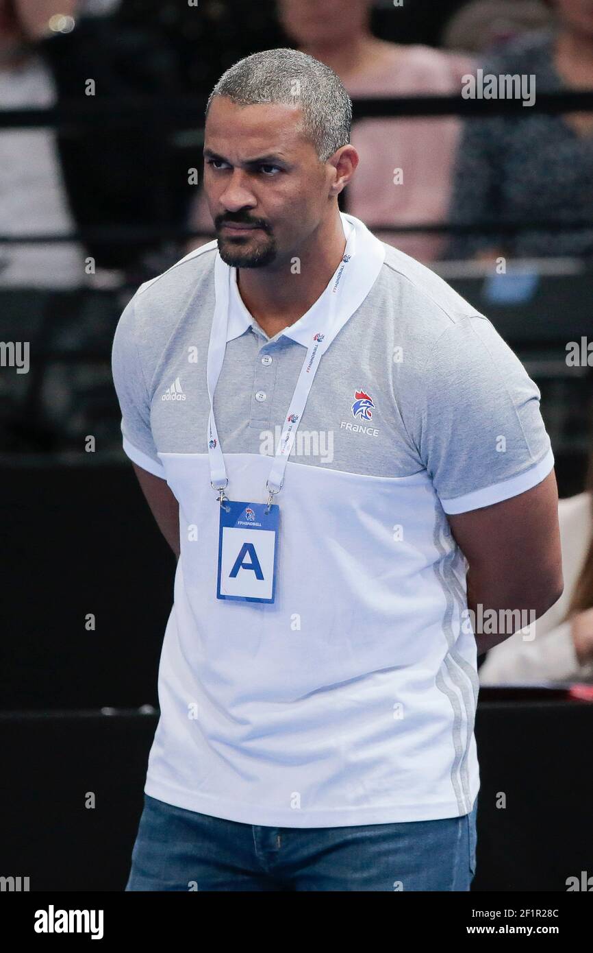 Didier DINART (FRA) während des Handball-Spiels der Golden League Paris 2018 zwischen Frankreich und Ägypten am 6. Januar 2018 in der AccorHotels Arena in Paris, Frankreich - Foto Stephane Allaman / DPPI Stockfoto