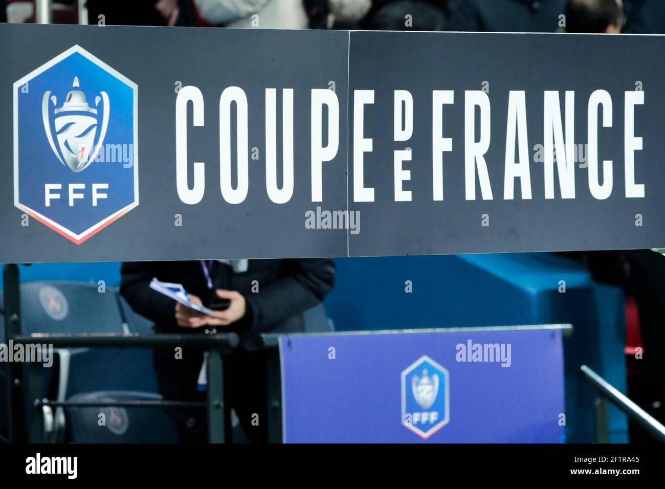 Illustration während des französischen Pokals, Runde des Fußballspiels 32 zwischen Paris Saint-Germain und RC Straßburg am 23. Januar 2019 im Stadion Parc des Princes in Paris, Frankreich - Foto Stephane Allaman / DPPI Stockfoto