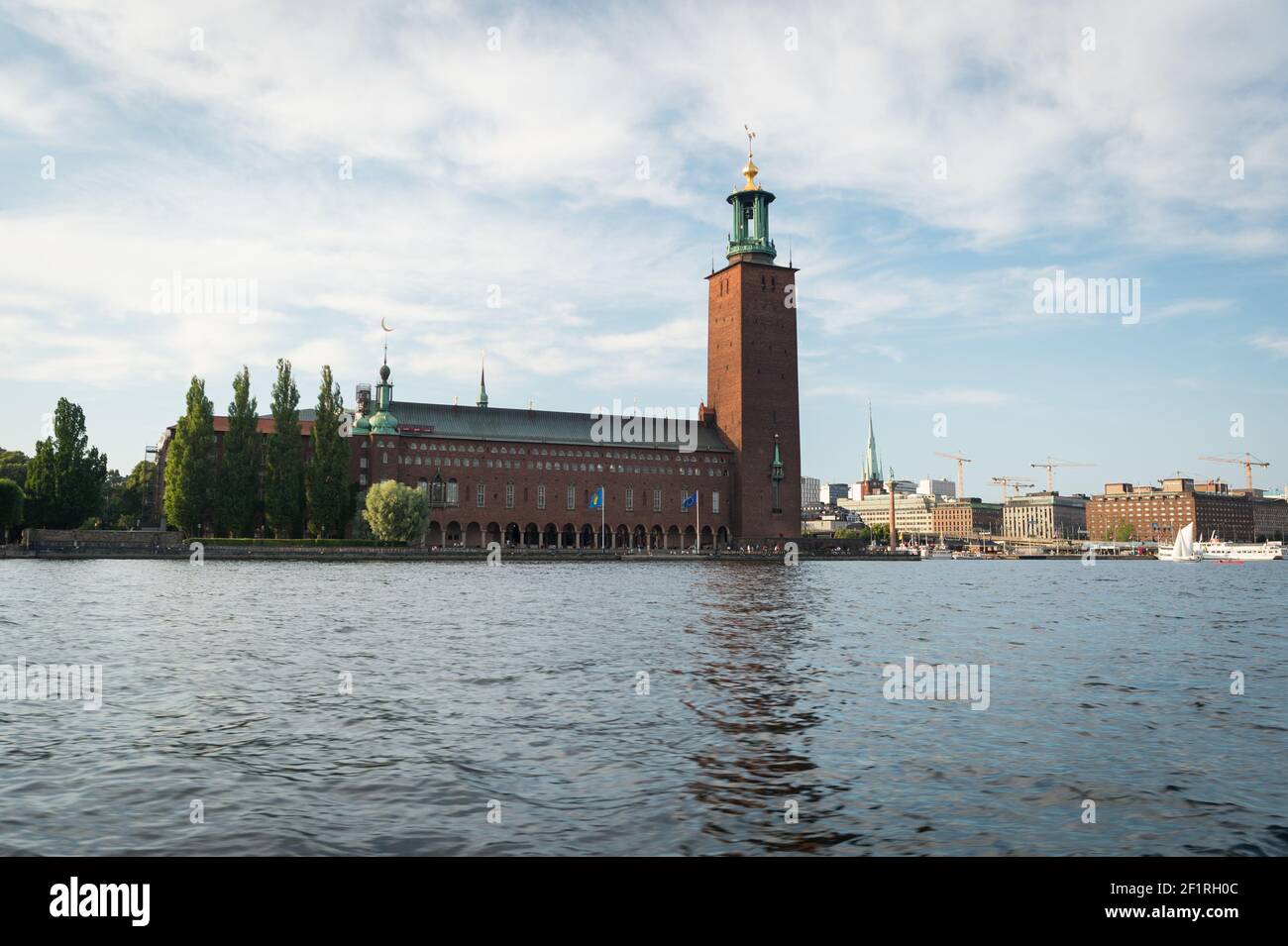 Stadshuset oder Stockholms Stadshus (Rathaus), Kungsholmen, Stockholm, Schweden. Stockfoto