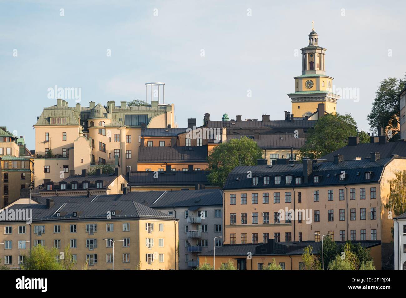 Södermalm, Stockholm, Schweden. Stockfoto