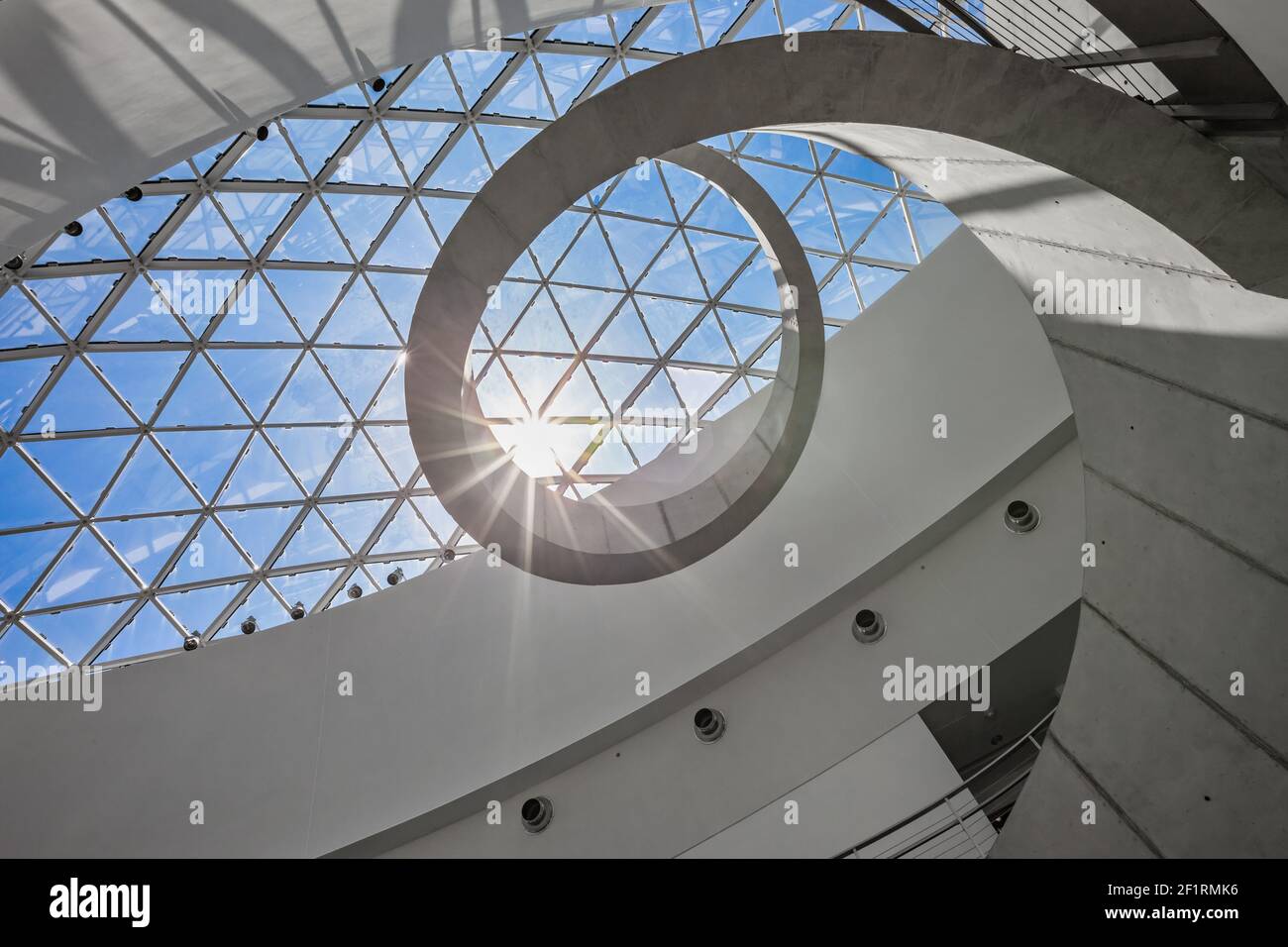Innenraum des Salvador Dali Museums in St. Petersburg, Florida USA Stockfoto