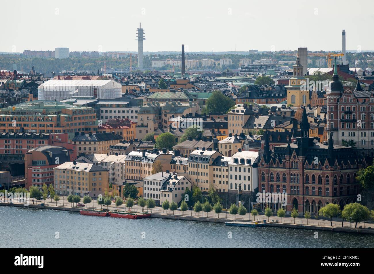 Södermalm, Stockholm, Schweden. Stockfoto