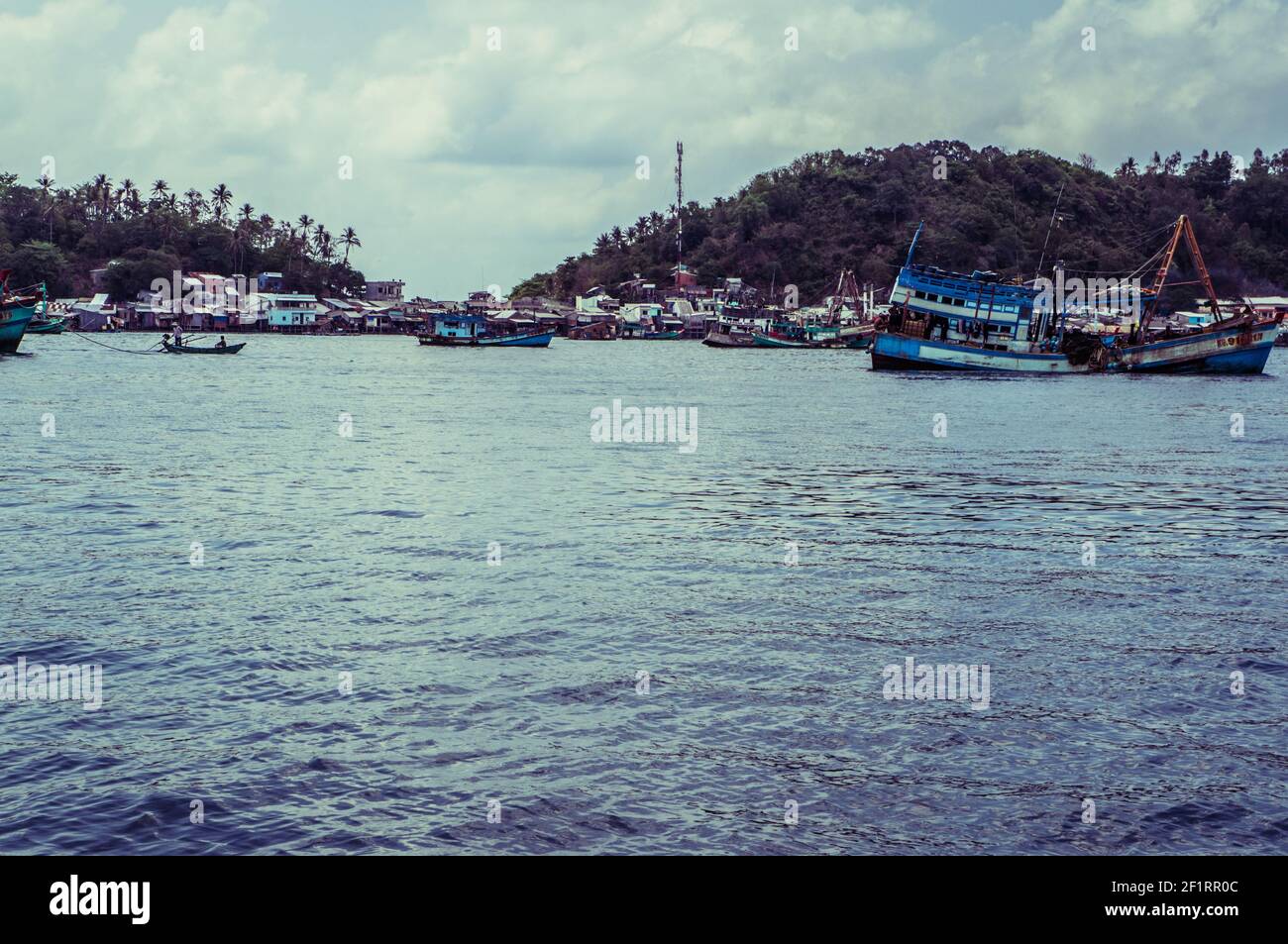 Vietnamesische Insel in der Provinz Kien Giang Stockfoto