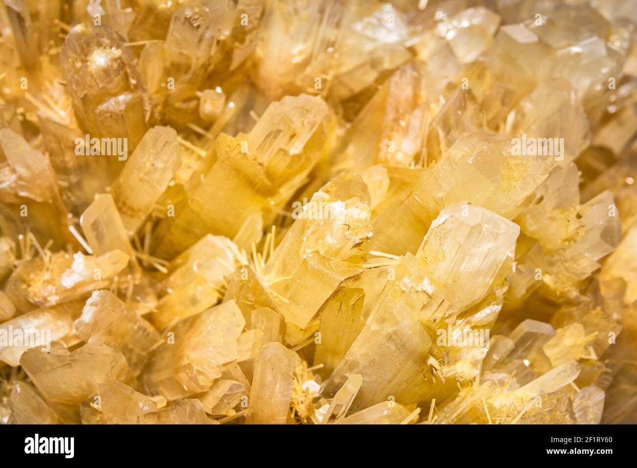 Gipskristalle am Assalsee (Lac Assal) Dschibuti Stockfoto