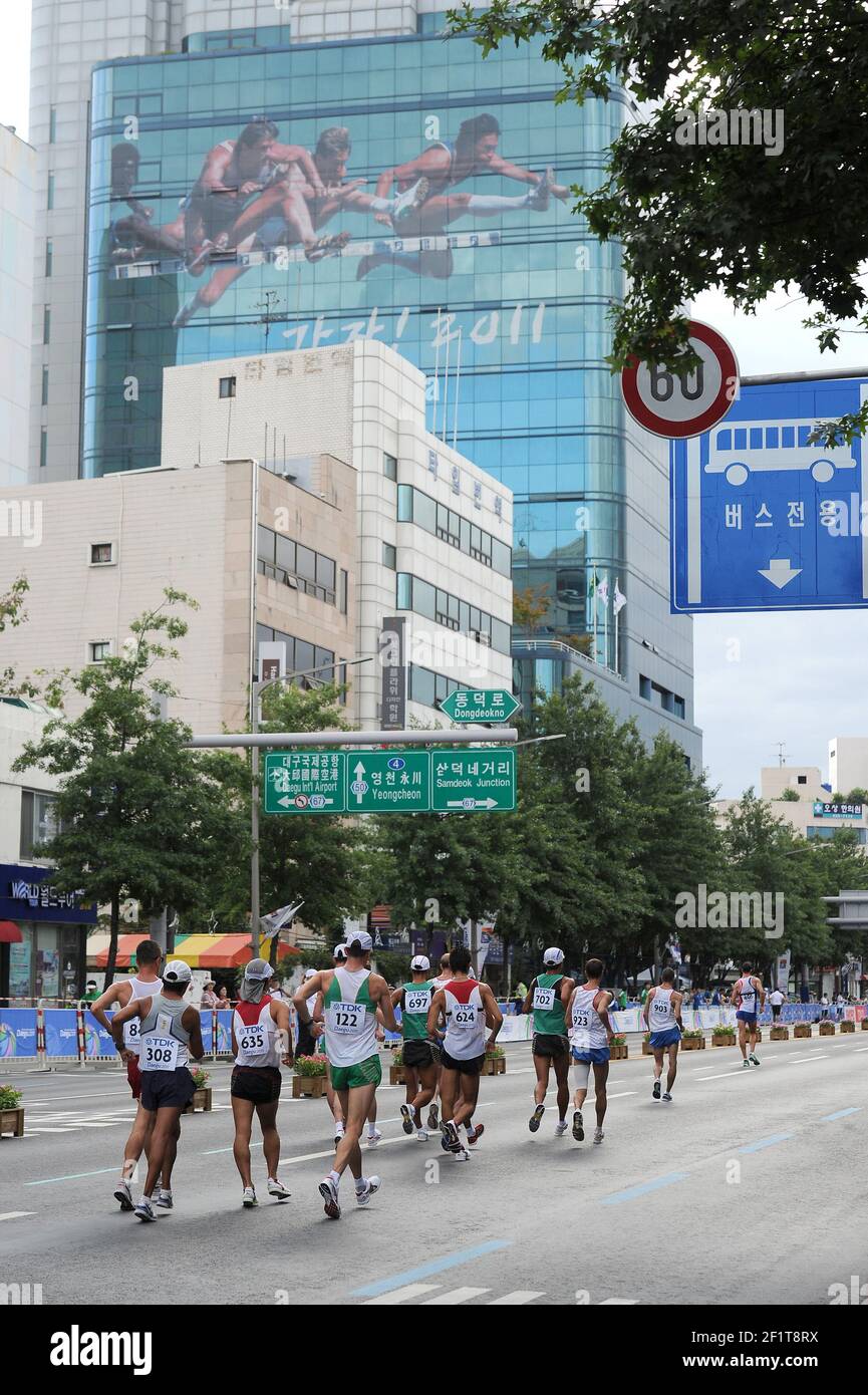 LEICHTATHLETIK - IAAF WELTMEISTERSCHAFTEN 2011 - DAEGU (KOR) - TAG 8 - 03/09/2011 - 50KM SPAZIERGANG - ILLUSTRATION - FOTO : FRANCK FAUGERE / KMSP / DPPI Stockfoto