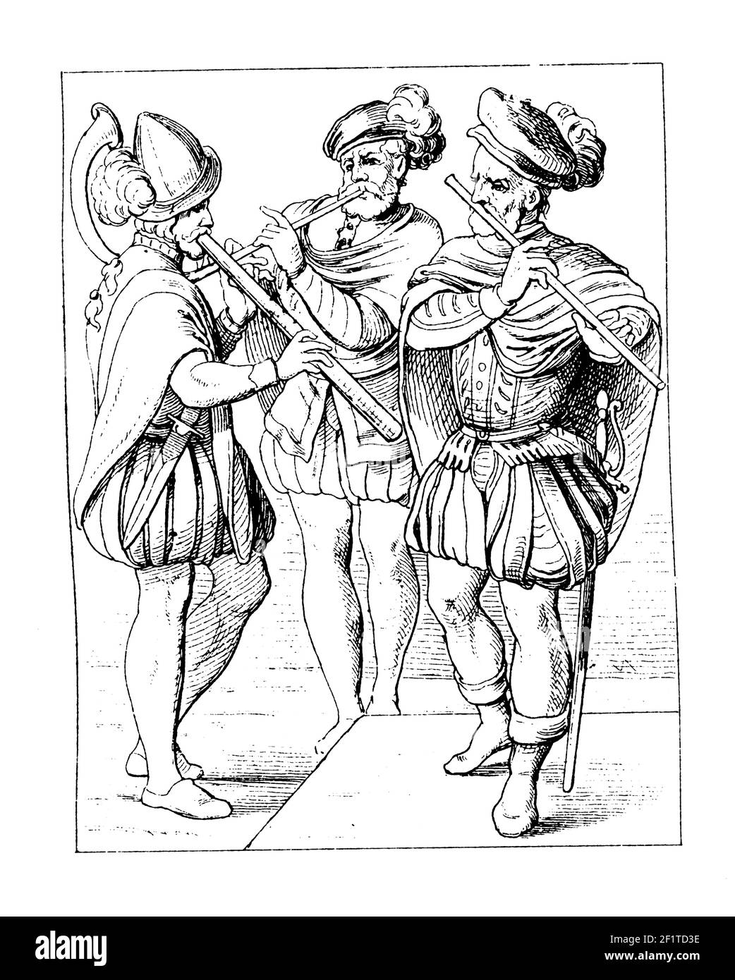 Antike 19th Jahrhundert Illustration Von Musikern Erschienen In Bilder Atlas Zur Weltgeschichte Nach Kunstwerken Alter Und Neuer Zeit Stuttgart Verlag Stockfotografie Alamy