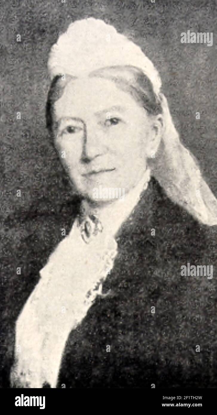 ELIZA BRIGHTWEN (1830-1906) Schottische Naturforscherin und Autorin Stockfoto